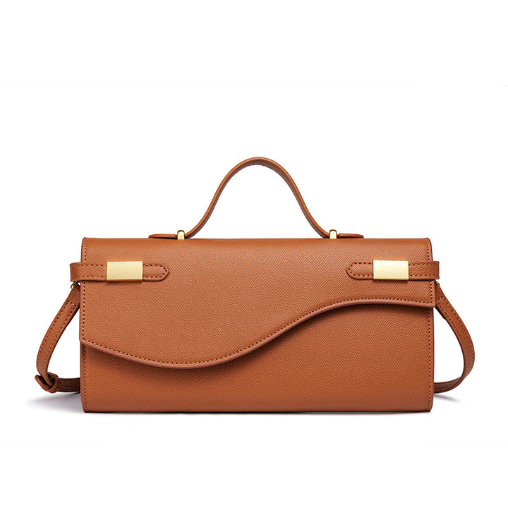 Damen Handtasche mit modernem Wellenmuster und elegantem Verschluss Nord Taschen
