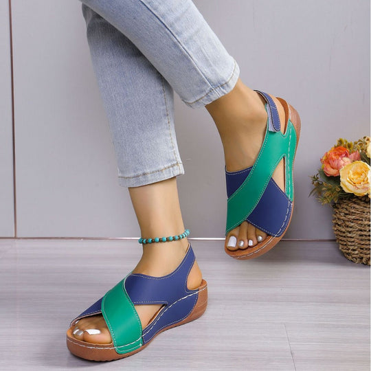 Damen modische Sandalen mit verstellbarem Riemen und anatomischem Fußbett Nord Taschen