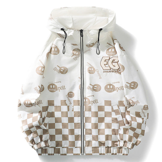 Unisex Stylische Kapuzenjacke mit modernen Grafiken Nord Taschen