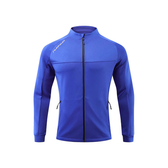 Herren Lauf-Trainingsjacke mit windabweisendem Stretch, Slim-Fit und Reißverschlusstaschen Nord Taschen