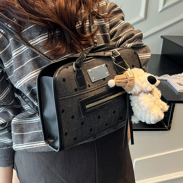 Damen modische Handtasche mit verspieltem Punktedesign Nord Taschen
