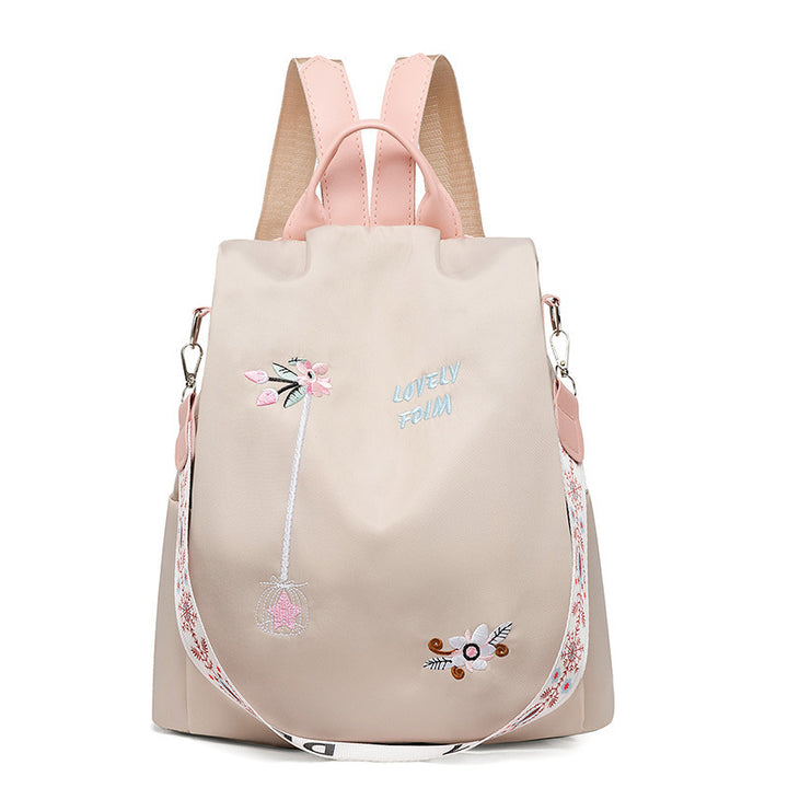 Damen modischer Rucksack mit verspielten Stickereien Nord Taschen