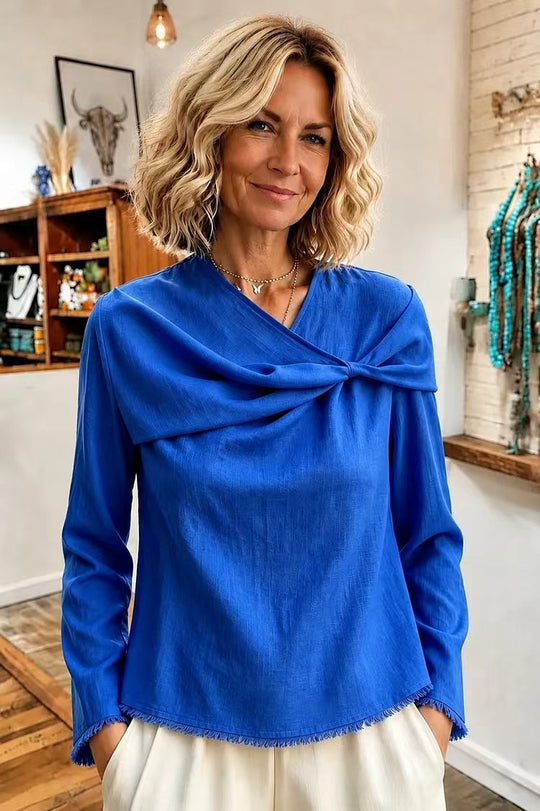 Damen Elegante und bequeme Bluse Nord Taschen