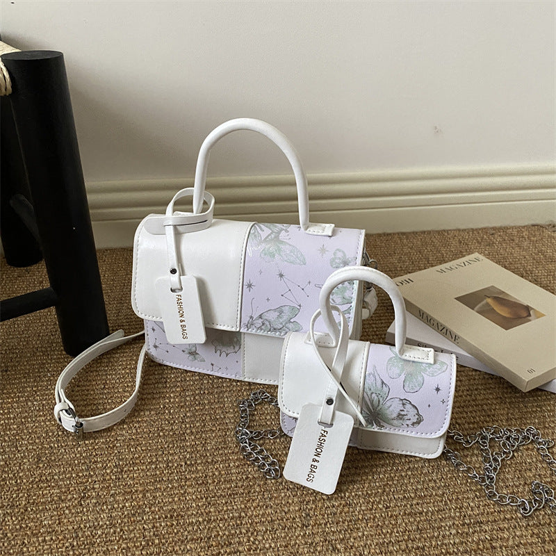 Damen elegante Mini-Handtasche mit floralem Design Nord Taschen