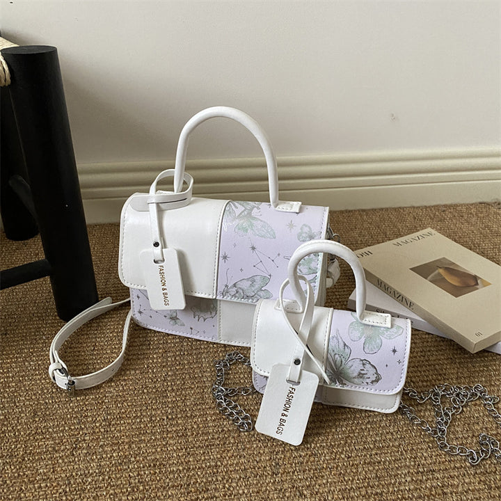 Damen elegante Mini-Handtasche mit floralem Design Nord Taschen