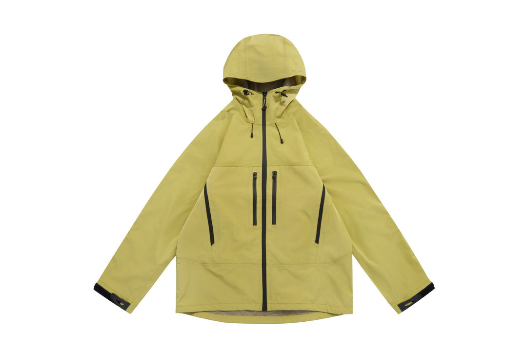 Unisex Technische Kapuzen-Outdoorjacke mit getapten Reißverschlüssen Nord Taschen