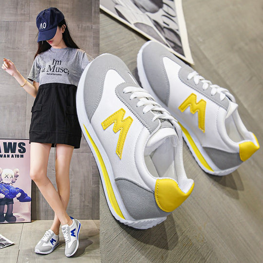 Damen  leichte Retro-Sneaker mit gepolstertem Komfortfußbett, atmungsaktivem Obermaterial und profilierter Laufsohle Nord Taschen