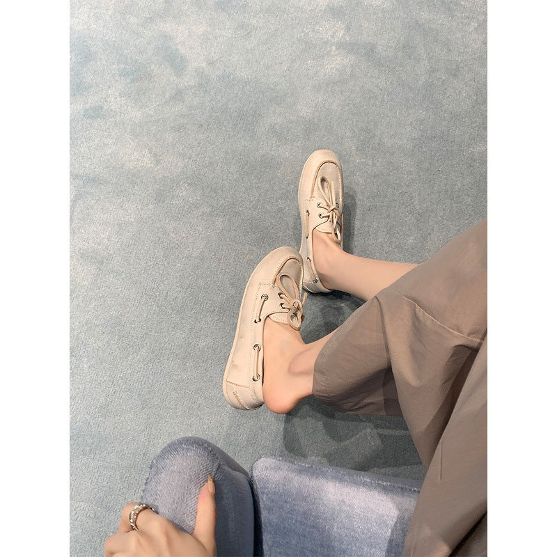 Damen Bootsschuh mit modischem Schnürdesign und hochwertiger Lederoberfläche Nord Taschen