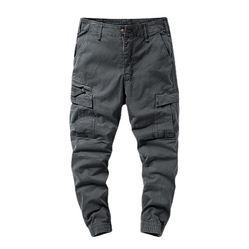 Herren robuste Cargo-Joggerhose mit elastischem Saum und Mehrfachtaschen Nord Taschen