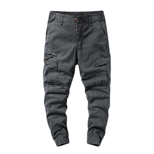 Herren robuste Cargo-Joggerhose mit elastischem Saum und Mehrfachtaschen Nord Taschen