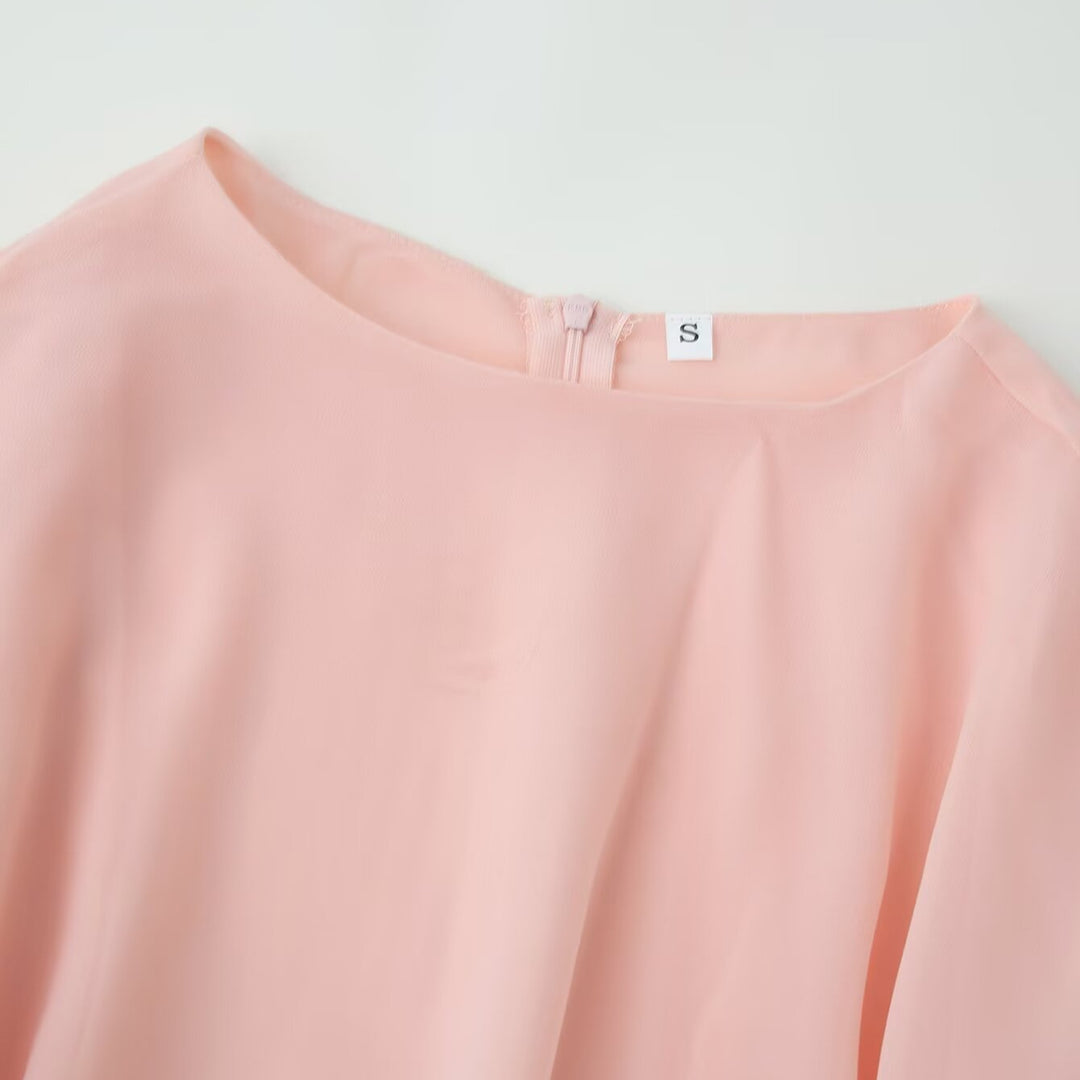 Damen Fließendes Maxikleid mit Cape-Überwurf und mehrlagigem Chiffon-Top Nord Taschen