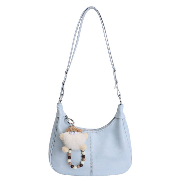 Damen Hobo-Tasche mit niedlichen Anhängern und verstellbarem Schulterriemen Nord Taschen