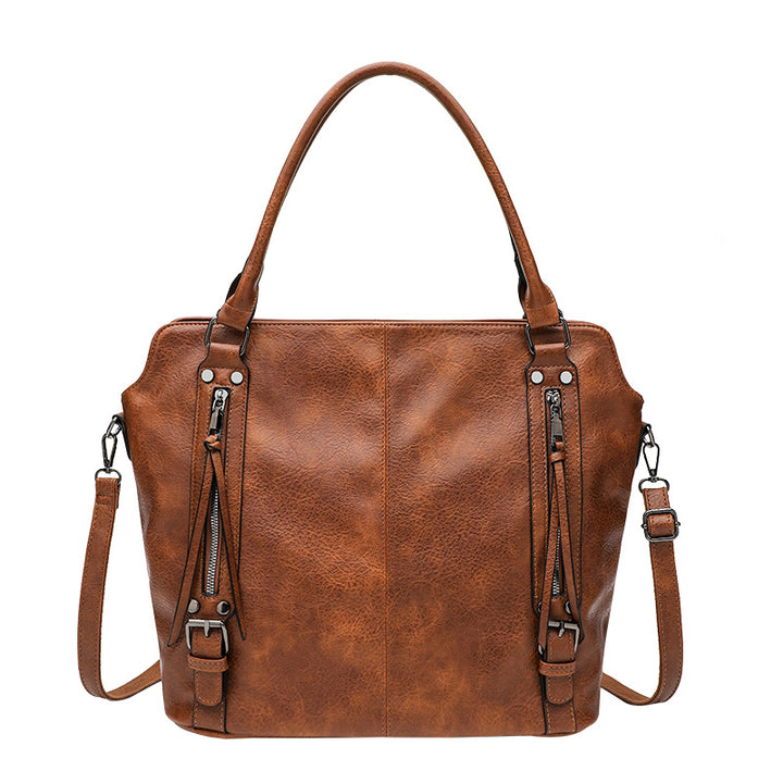 Damen Schultertasche mit elegantem Lock-Beutel-Design und vielseitigen Trageoptionen Nord Taschen