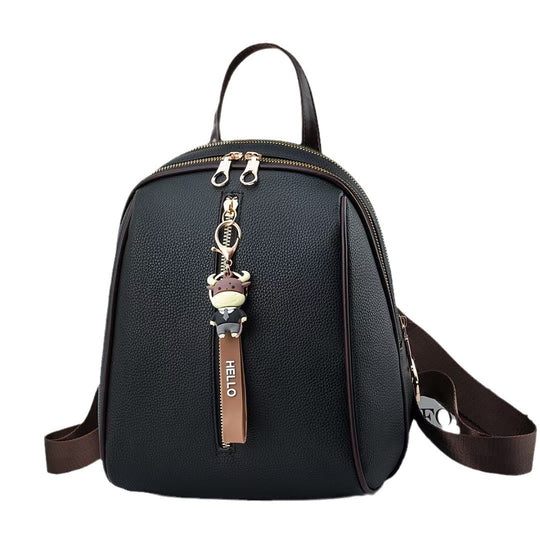 Damen Rucksackhandtasche mit praktischem Innenraum und trendigem Anhänger Nord Taschen