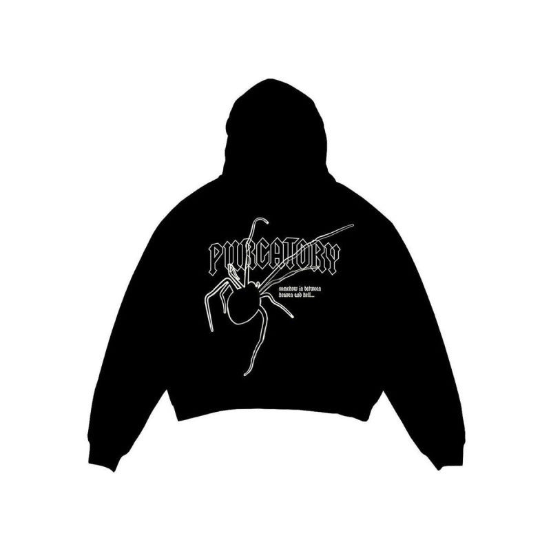 Unisex Kapuzensweatshirt mit Used-Frontdruck und Kängurutasche Nord Taschen