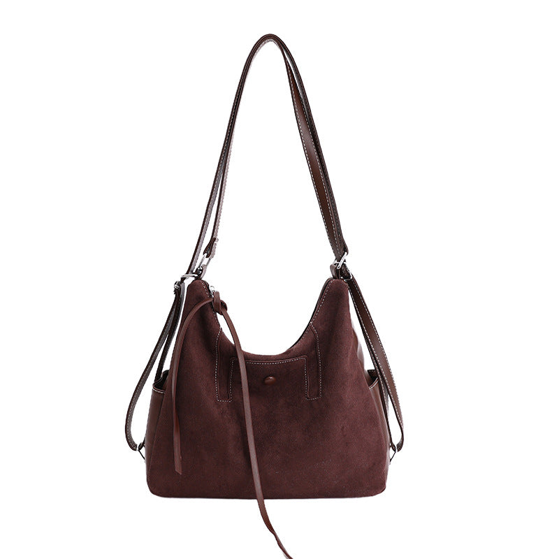 Handgefertigte Damen Schultertasche aus hochwertigem Wildleder Nord Taschen
