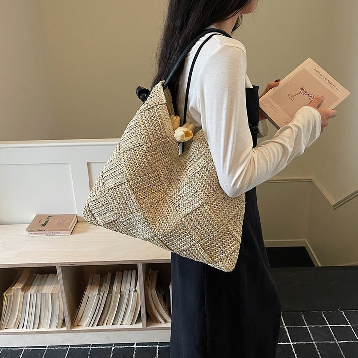 Damen strukturiert Schultertasche aus hochwertigem Material Nord Taschen