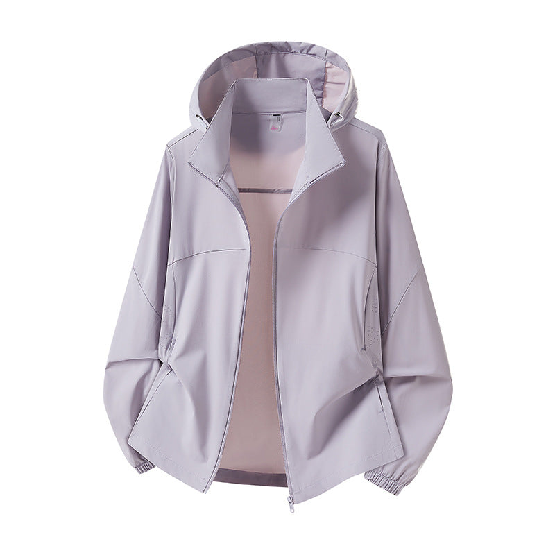 Herren Leichte Kapuzen-Regenjacke mit atmungsaktivem Softshell-Material und elastischen Bündchen Nord Taschen