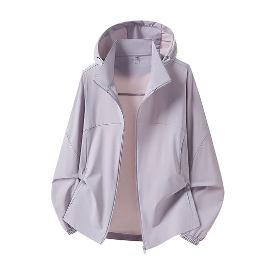 Herren Leichte Kapuzen-Regenjacke mit atmungsaktivem Softshell-Material und elastischen Bündchen Nord Taschen