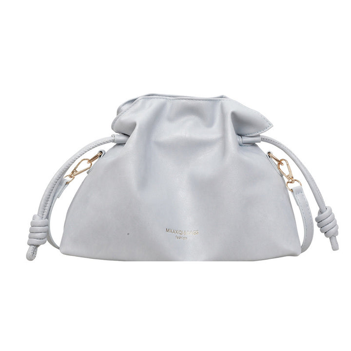 Damen Hobo-Tasche aus hochwertigem Kunstleder mit dekorativem Kordelzug Nord Taschen