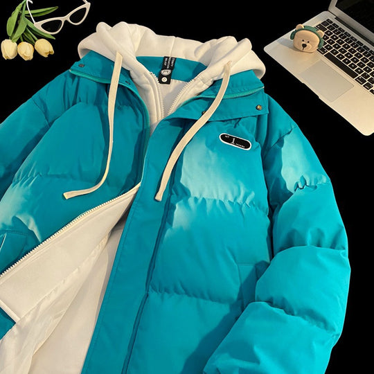 Damen Wattierte Parka-Jacke Nord Taschen