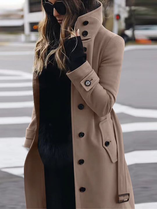 Warmer Damen Trenchcoat Elegant