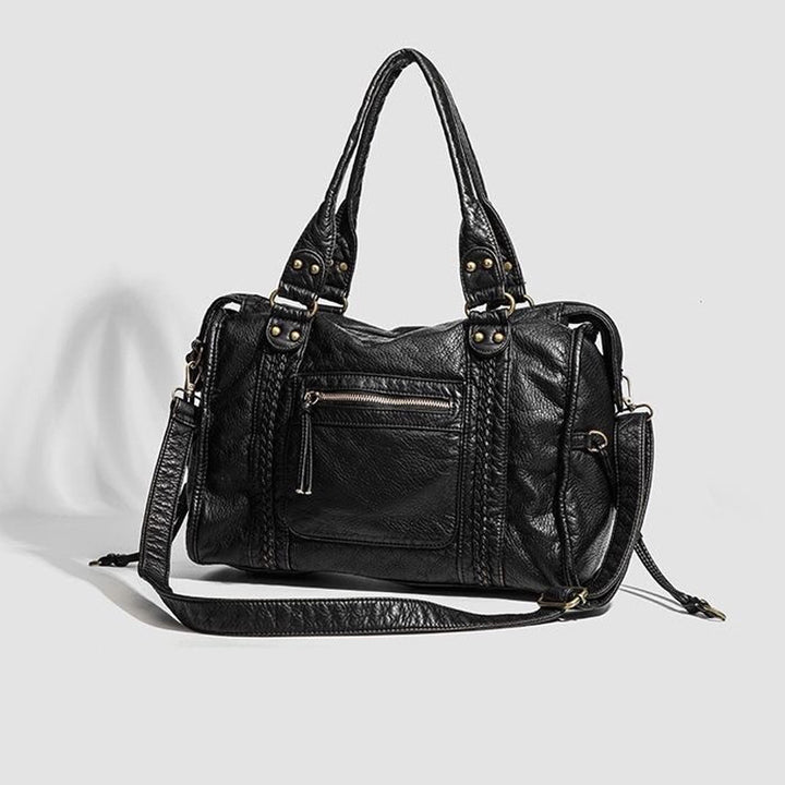 Damen Tragetasche mit eleganten Metallakzenten und praktischem Innenlayout Nord Taschen