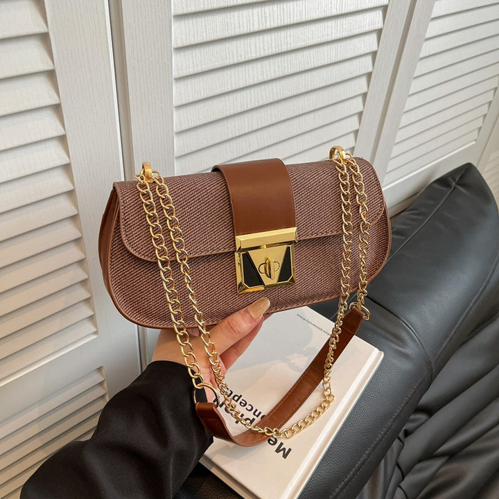 Damen elegante Umhängetasche mit verstellbarem Kettenriemen Nord Taschen