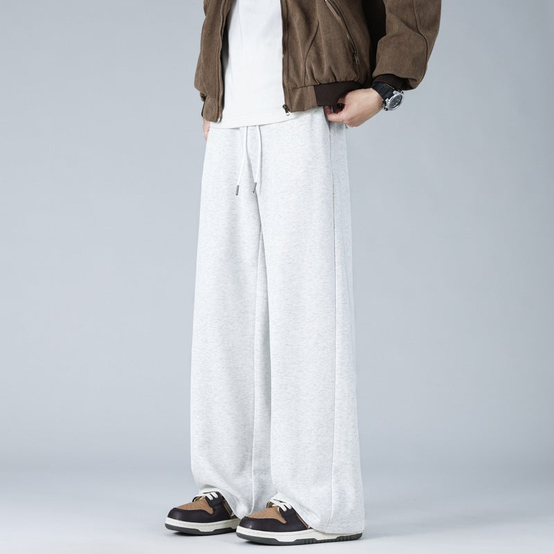 Herren Weite Oversize-Baggy-Loungehose mit Tunnelzugbund und fließender Jersey‑Qualität Nord Taschen