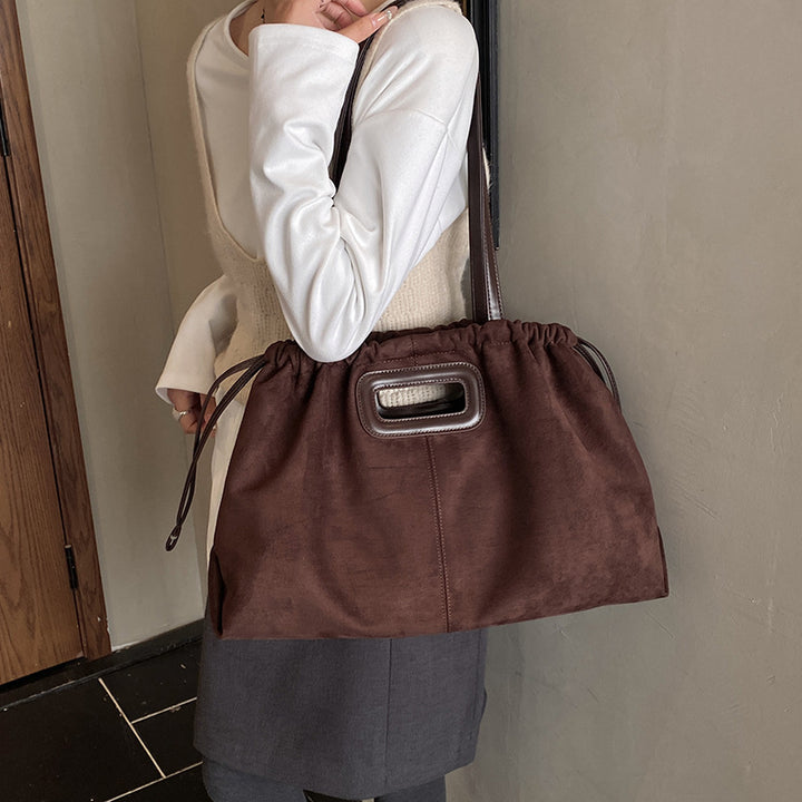 Damen Wildleder Handtasche Nord Taschen