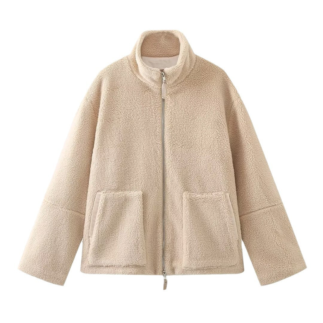 Damen Fleecejacke Nord Taschen
