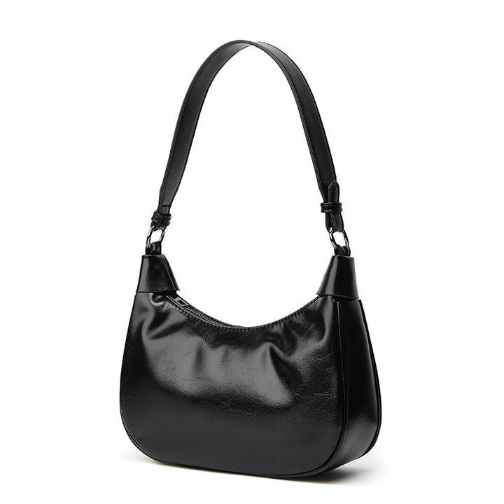 Damen Schultertasche mit elegantem Faltendesign und abnehmbarem Gürtel Nord Taschen