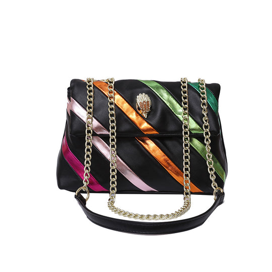 Damen Hobo-Tasche mit geflochtenem Kettenriemen und eleganter Verzierung Nord Taschen