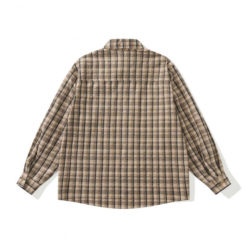 Unisex Kastenförmiges Overshirt aus Baumwoll-Leinenmix mit aufgesetzten Brustklappen Nord Taschen