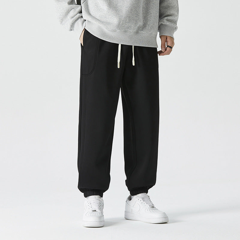 Herren Bequeme athletische Jogginghose mit Tunnelzug und elastischen Knöchelbündchen Nord Taschen
