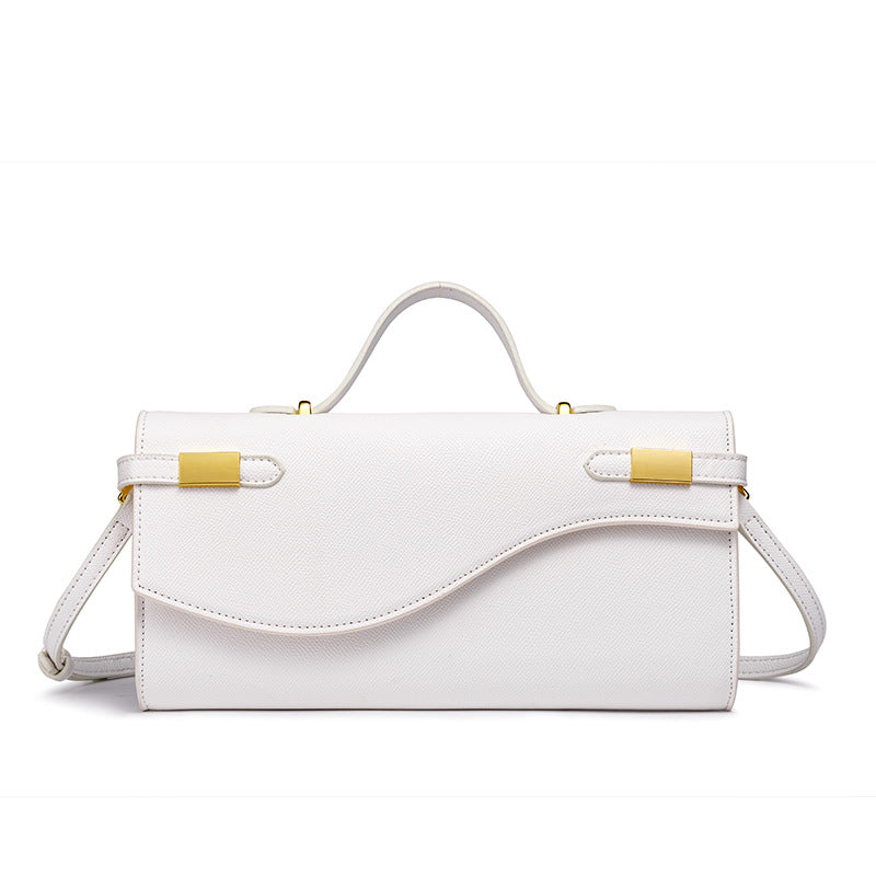 Damen Handtasche mit modernem Wellenmuster und elegantem Verschluss Nord Taschen
