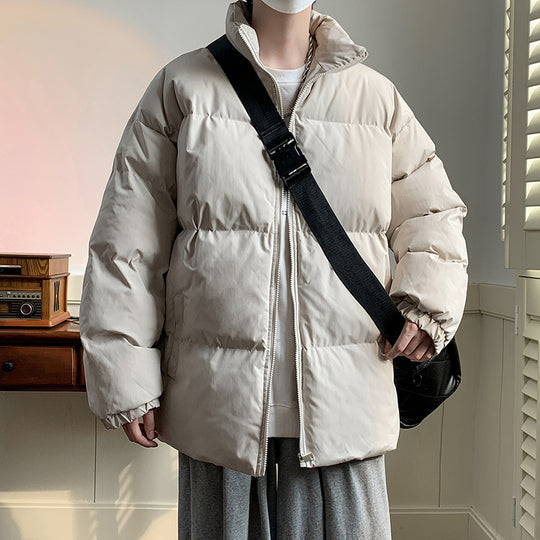 Unisex Oversize Steppjacke mit hohem Stehkragen und Thermofutter Nord Taschen