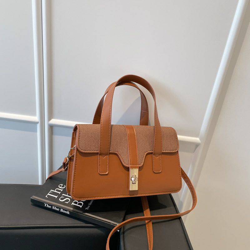 Damen elegante Handtasche mit verspiegeltem Verschluss Nord Taschen