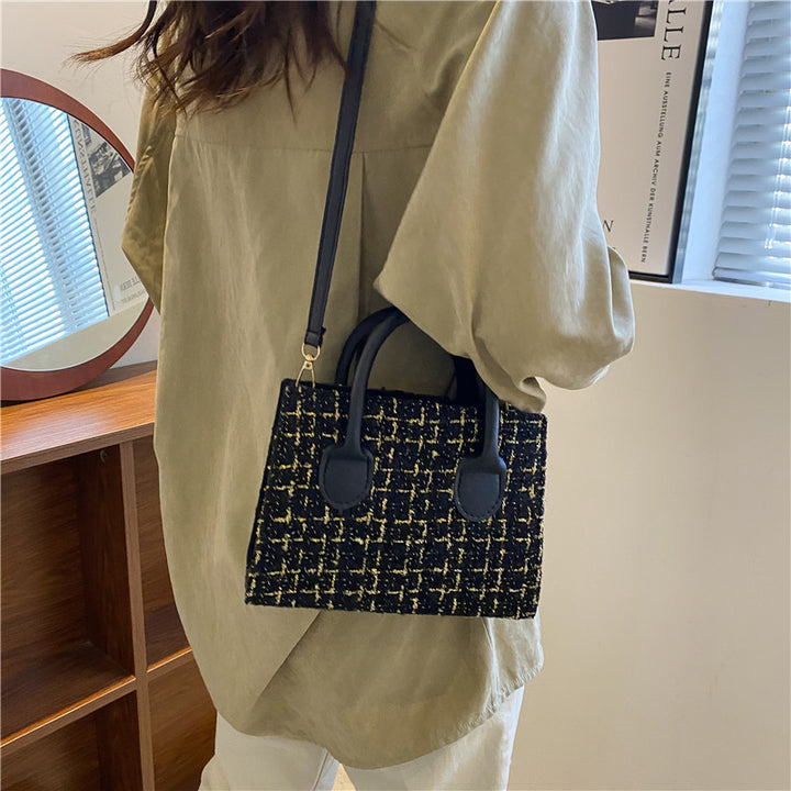 Damen elegant strukturierte Handtasche Nord Taschen