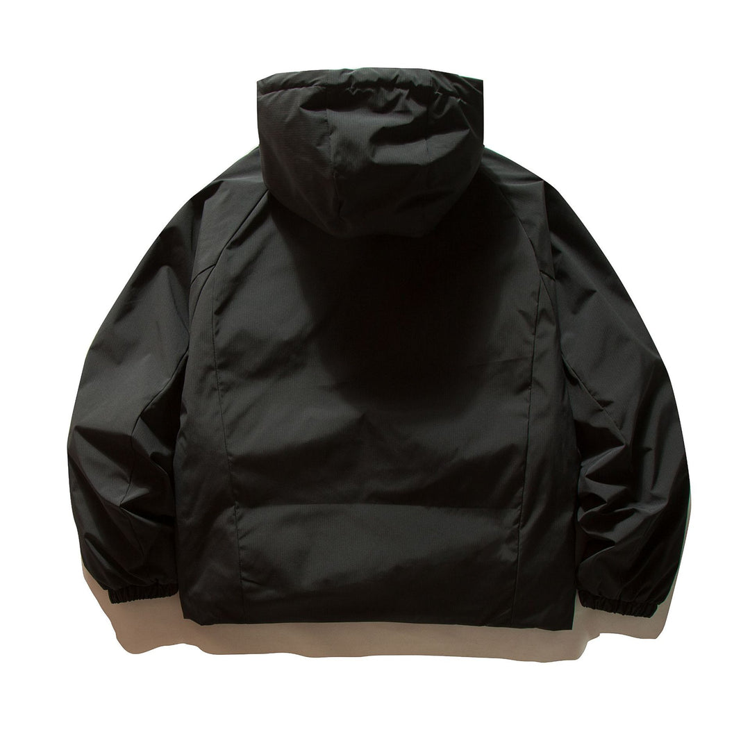 Unisex Boxy wattierte Kapuzenjacke mit Thermoisolierung und elastischen Bündchen Nord Taschen