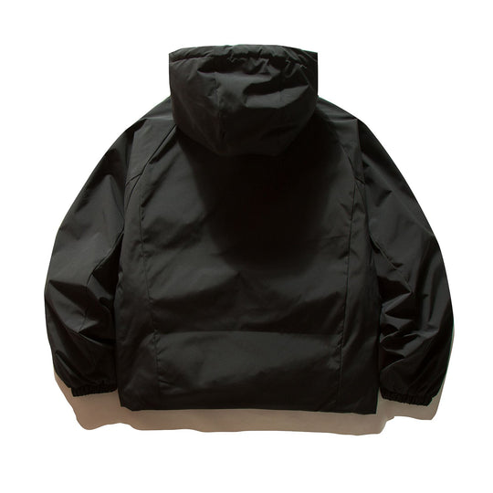Unisex Boxy wattierte Kapuzenjacke mit Thermoisolierung und elastischen Bündchen Nord Taschen