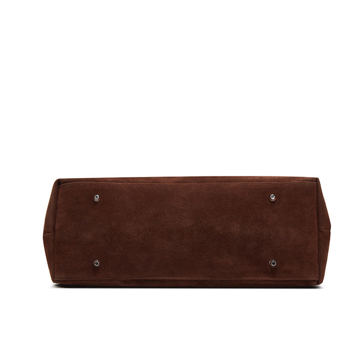 Damen Hobo-Tasche mit luxuriösem Wildleder-Finish und stilvollem Gurtakzent Nord Taschen