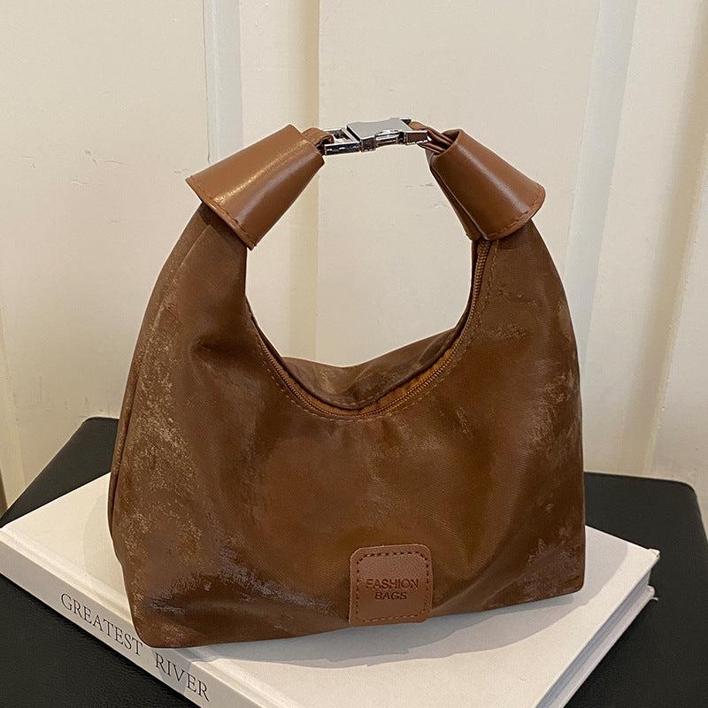 Damen modische Handtasche mit innovativem Verschluss Nord Taschen