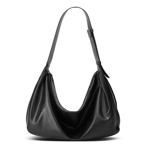 Damen Hobo-Tasche mit eleganter Drapierung und verstellbarem Schulterriemen Nord Taschen