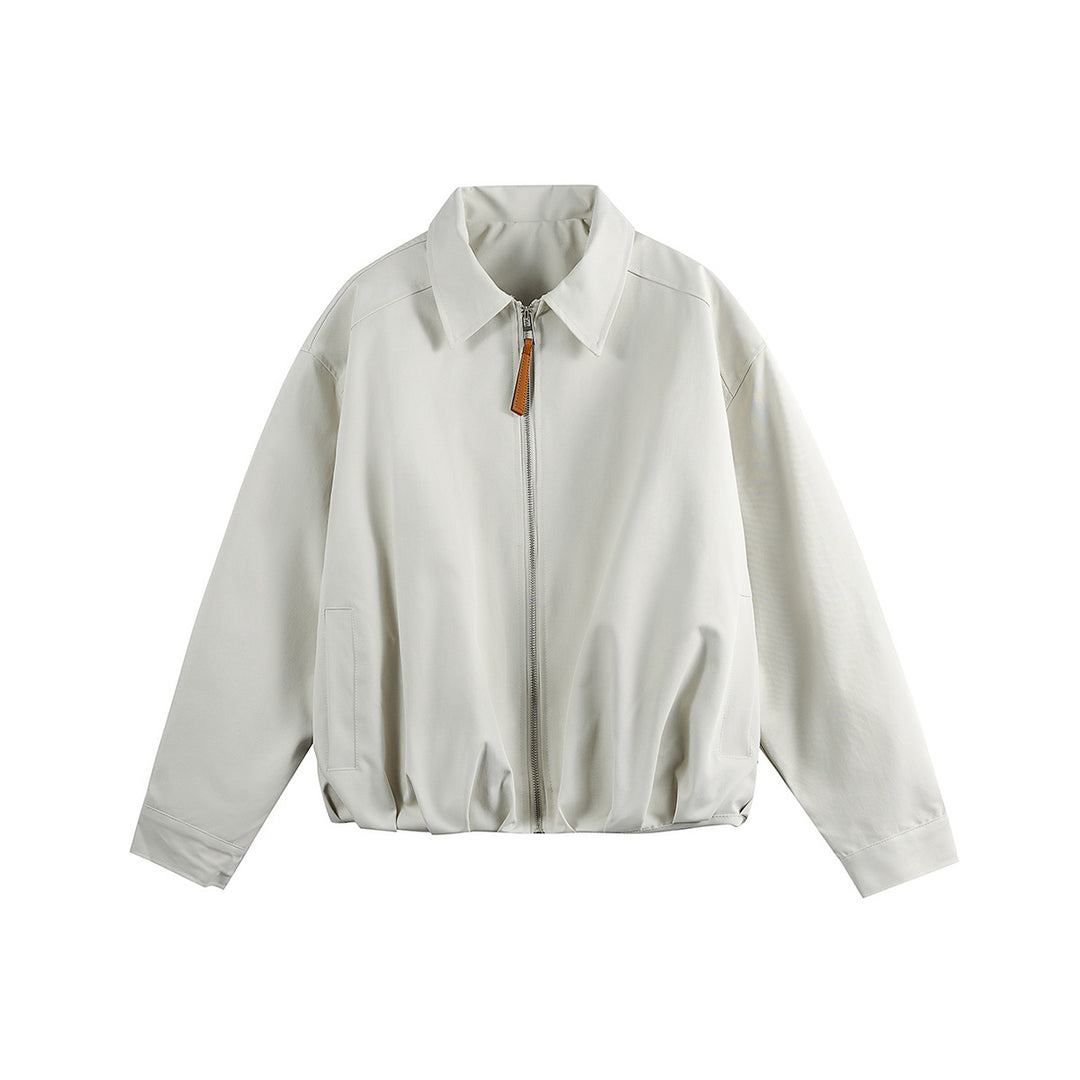 Unisex Kurzblouson im Boxy‑Cut mit Hemdkragen und gerafftem Saum Nord Taschen