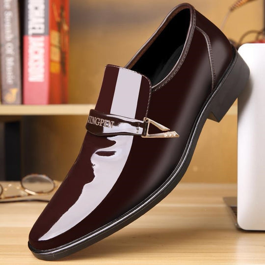 Herren Elegante Lacklederschuhe Nord Taschen