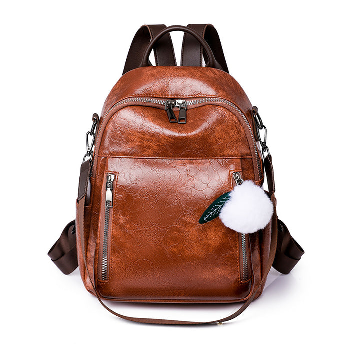 Damen modischer Rucksack mit eleganter Struktur und praktischen Reißverschlusstaschen Nord Taschen