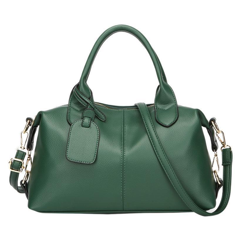 Damen elegante Handtasche mit luxuriösem Kunstleder und abnehmbarem Schultergurt Nord Taschen