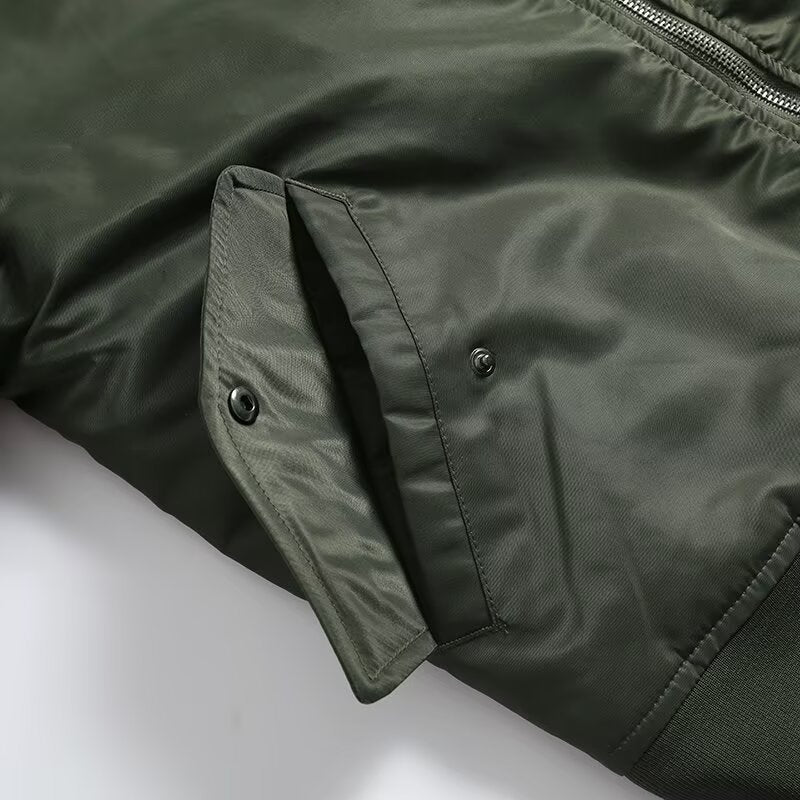 Lässige Oversize Bomberjacke
