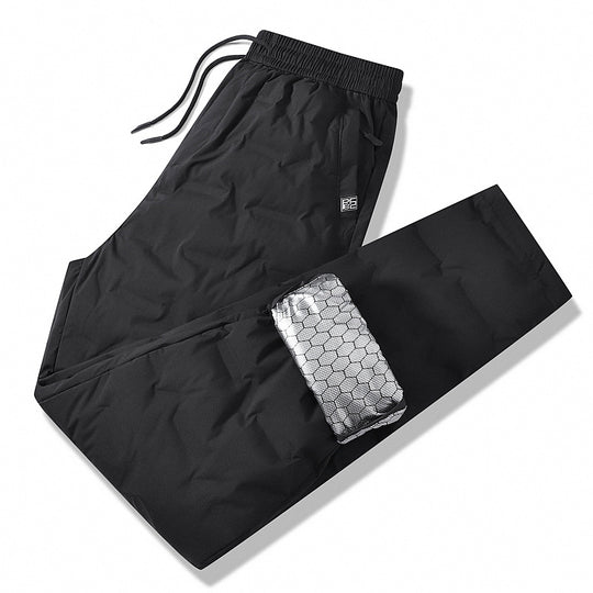 Herren Gepolsterte Thermohose mit Steppung, elastischem Bund und Reißverschlusstaschen Nord Taschen